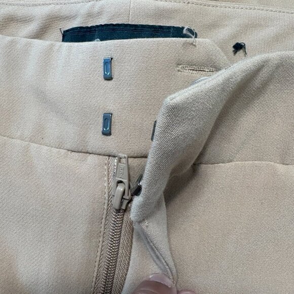 Torrid Beige Structured Wide Leg Pant New Trouser Pockets Size 16 - Picture 7 of 9